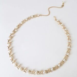 Treasure Your Love Gold and Pearl Chain Belt